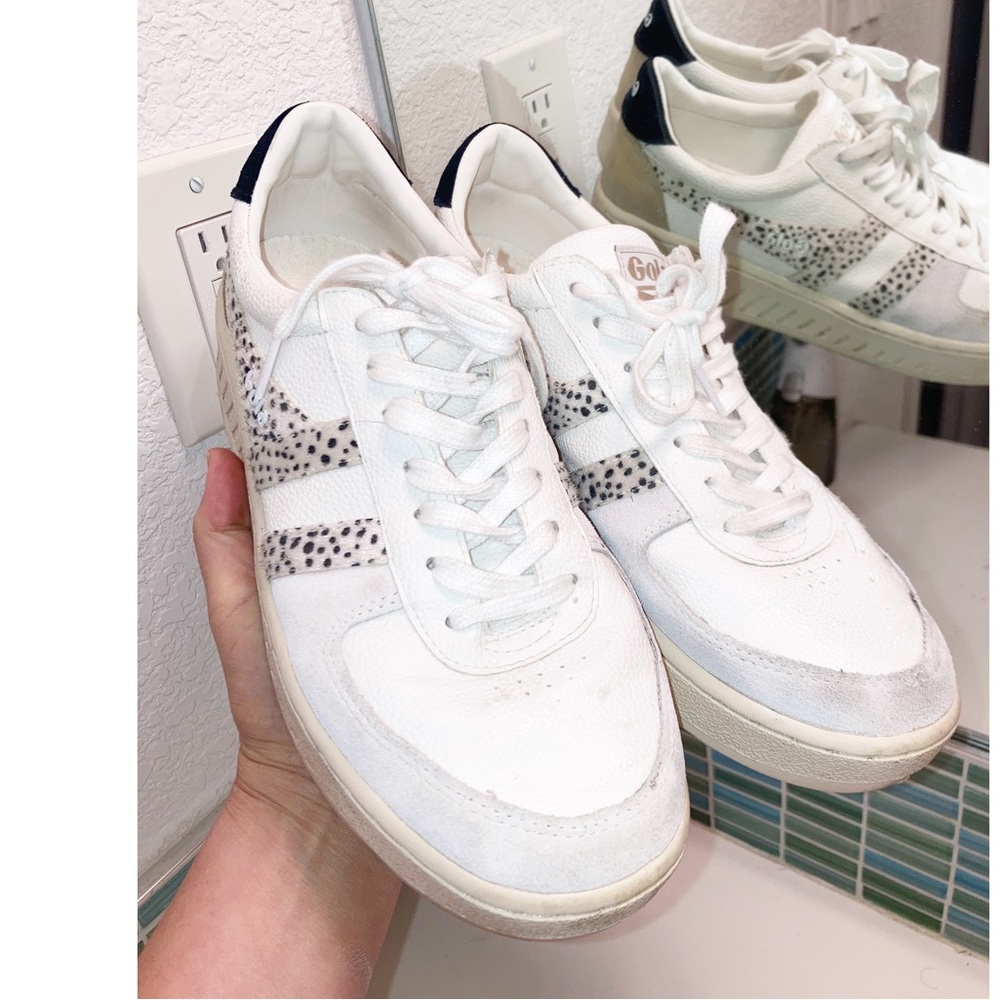 Evereve x GOLA Grandslam Tropic Sneaker with calf hair SZ: 10